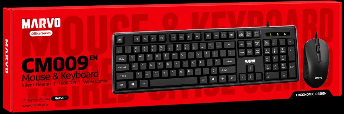 Marvo Keyboard & Mouse Combo CM009