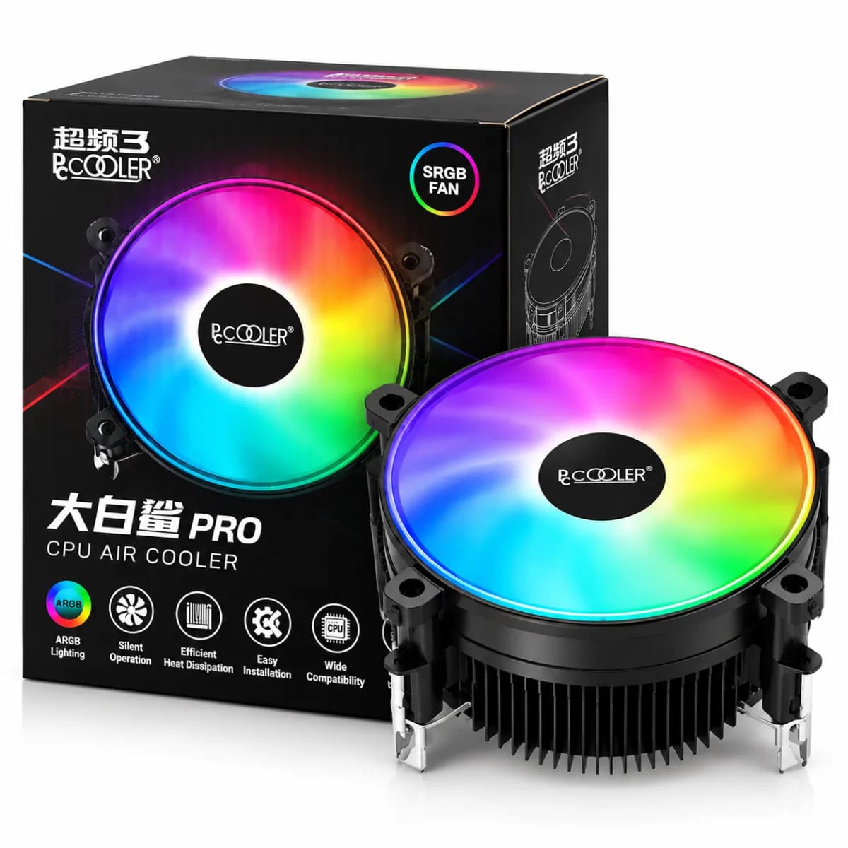 Processor Cooler RGB Light